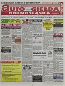 Auto Giełda Dolnośląska : regionalna gazeta ogłoszeniowa, 2009, nr 106 (1943) [11.09]