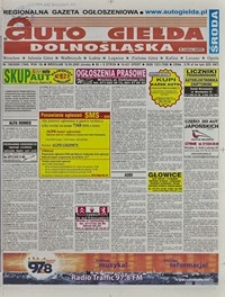 Auto Giełda Dolnośląska : regionalna gazeta ogłoszeniowa, 2009, nr 108 (1945) [16.09]