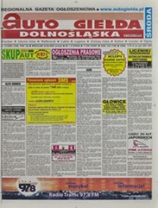 Auto Giełda Dolnośląska : regionalna gazeta ogłoszeniowa, 2009, nr 111 (1948) [23.09]