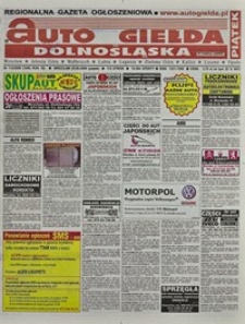 Auto Giełda Dolnośląska : regionalna gazeta ogłoszeniowa, 2009, nr 112 (1949) [25.09]