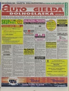 Auto Giełda Dolnośląska : regionalna gazeta ogłoszeniowa, 2009, nr 113 (1950) [28.09]