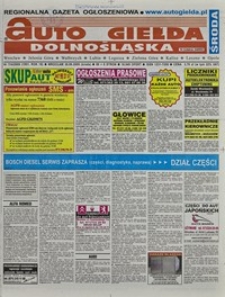 Auto Giełda Dolnośląska : regionalna gazeta ogłoszeniowa, 2009, nr 114 (1951) [30.09]
