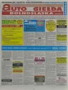 Auto Giełda Dolnośląska : regionalna gazeta ogłoszeniowa, 2009, nr 117 (1954) [7.10]