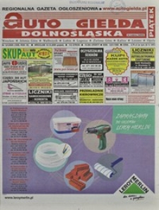 Auto Giełda Dolnośląska : regionalna gazeta ogłoszeniowa, 2009, nr 121 (1958) [16.10]