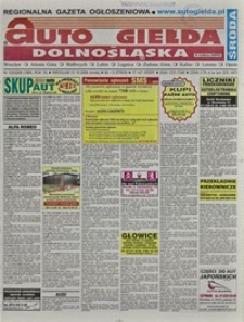 Auto Giełda Dolnośląska : regionalna gazeta ogłoszeniowa, 2009, nr 123 (1960) [21.10]