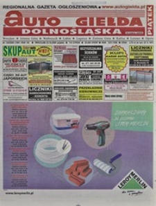 Auto Giełda Dolnośląska : regionalna gazeta ogłoszeniowa, 2009, nr 124 (1961) [23.10]