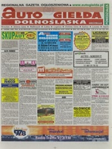 Auto Giełda Dolnośląska : regionalna gazeta ogłoszeniowa, 2009, nr 128 (1965) [2.11]
