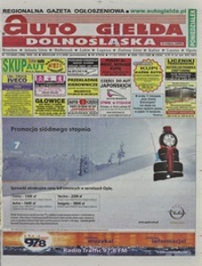 Auto Giełda Dolnośląska : regionalna gazeta ogłoszeniowa, 2009, nr 131 (1968) [9.11]