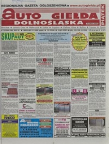 Auto Giełda Dolnośląska : regionalna gazeta ogłoszeniowa, 2009, nr 132 (1969) [13.11]