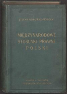 Międzynarodowe stosunki prawne Polski