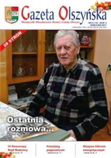Gazeta Olszyńska, 2017, nr 4