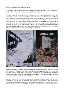 55 lat od zejścia lawiny w Białym Jarze [Dokument elektroniczny]