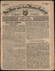 Der Bote aus dem Riesen-Gebirge : Zeitung für alle Stände, R. 115, 1927, nr 5