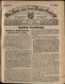 Der Bote aus dem Riesen-Gebirge : Zeitung für alle Stände, R. 115, 1927, nr 9