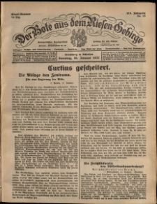 Der Bote aus dem Riesen-Gebirge : Zeitung für alle Stände, R. 115, 1927, nr 13