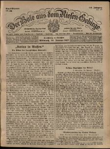 Der Bote aus dem Riesen-Gebirge : Zeitung für alle Stände, R. 115, 1927, nr 15