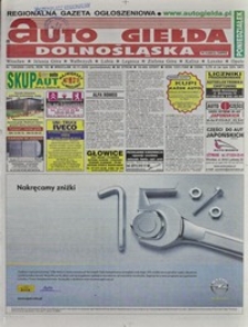 Auto Giełda Dolnośląska : regionalna gazeta ogłoszeniowa, 2009, nr 139 (1976) [30.11]
