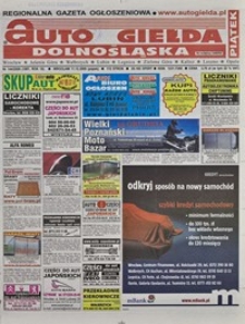 Auto Giełda Dolnośląska : regionalna gazeta ogłoszeniowa, 2009, nr 144 (1981) [11.12]