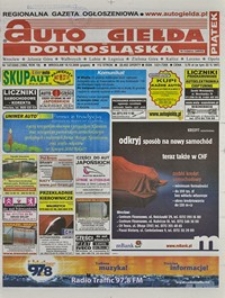 Auto Giełda Dolnośląska : regionalna gazeta ogłoszeniowa, 2009, nr 147 (1984) [18.12]