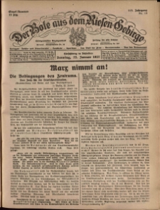 Der Bote aus dem Riesen-Gebirge : Zeitung für alle Stände, R. 115, 1927, nr 19