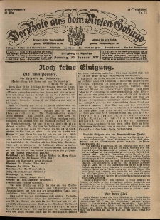 Der Bote aus dem Riesen-Gebirge : Zeitung für alle Stände, R. 115, 1927, nr 25