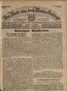 Der Bote aus dem Riesen-Gebirge : Zeitung für alle Stände, R. 115, 1927, nr 26