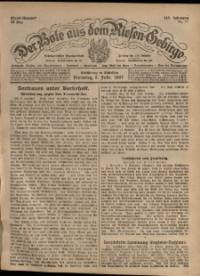 Der Bote aus dem Riesen-Gebirge : Zeitung für alle Stände, R. 115, 1927, nr 32