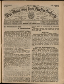 Der Bote aus dem Riesen-Gebirge : Zeitung für alle Stände, R. 115, 1927, nr 39