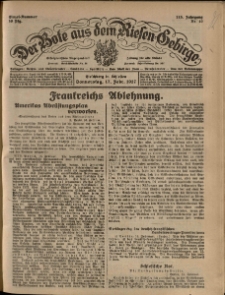 Der Bote aus dem Riesen-Gebirge : Zeitung für alle Stände, R. 115, 1927, nr 40