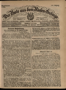 Der Bote aus dem Riesen-Gebirge : Zeitung für alle Stände, R. 115, 1927, nr 43
