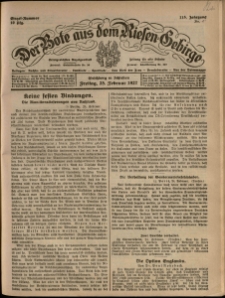 Der Bote aus dem Riesen-Gebirge : Zeitung für alle Stände, R. 115, 1927, nr 47