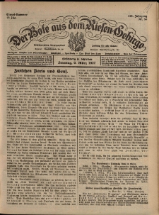 Der Bote aus dem Riesen-Gebirge : Zeitung für alle Stände, R. 115, 1927, nr 55