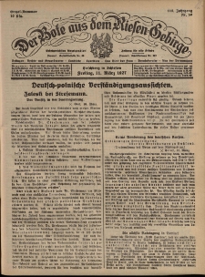 Der Bote aus dem Riesen-Gebirge : Zeitung für alle Stände, R. 115, 1927, nr 59