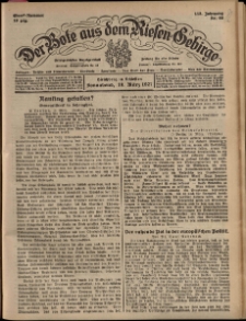 Der Bote aus dem Riesen-Gebirge : Zeitung für alle Stände, R. 115, 1927, nr 66