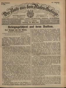 Der Bote aus dem Riesen-Gebirge : Zeitung für alle Stände, R. 115, 1927, nr 67