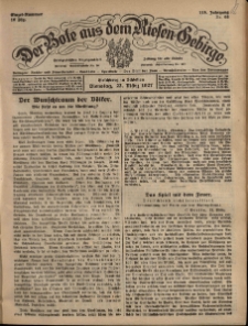 Der Bote aus dem Riesen-Gebirge : Zeitung für alle Stände, R. 115, 1927, nr 68