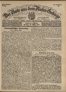 Der Bote aus dem Riesen-Gebirge : Zeitung für alle Stände, R. 115, 1927, nr 71