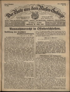 Der Bote aus dem Riesen-Gebirge : Zeitung für alle Stände, R. 115, 1927, nr 75