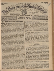 Der Bote aus dem Riesen-Gebirge : Zeitung für alle Stände, R. 115, 1927, nr 97