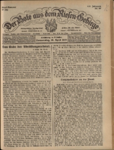Der Bote aus dem Riesen-Gebirge : Zeitung für alle Stände, R. 115, 1927, nr 98