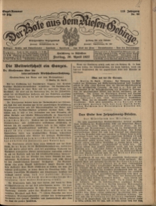 Der Bote aus dem Riesen-Gebirge : Zeitung für alle Stände, R. 115, 1927, nr 99