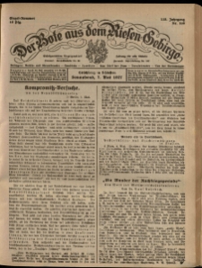 Der Bote aus dem Riesen-Gebirge : Zeitung f&uuml;r alle St&auml;nde, R. 115, 1927, nr 106