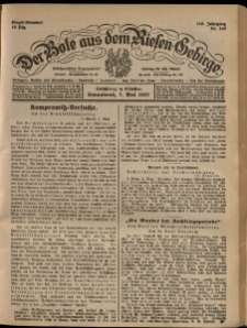 Der Bote aus dem Riesen-Gebirge : Zeitung für alle Stände, R. 115, 1927, nr 106
