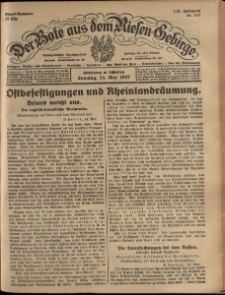 Der Bote aus dem Riesen-Gebirge : Zeitung für alle Stände, R. 115, 1927, nr 113