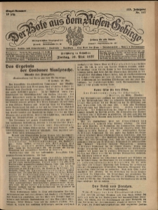 Der Bote aus dem Riesen-Gebirge : Zeitung für alle Stände, R. 115, 1927, nr 117