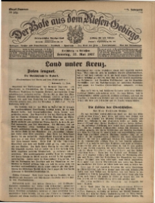 Der Bote aus dem Riesen-Gebirge : Zeitung für alle Stände, R. 115, 1927, nr 119