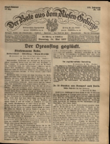 Der Bote aus dem Riesen-Gebirge : Zeitung f&uuml;r alle St&auml;nde, R. 115, 1927, nr 120