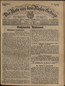 Der Bote aus dem Riesen-Gebirge : Zeitung für alle Stände, R. 115, 1927, nr 123