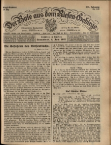 Der Bote aus dem Riesen-Gebirge : Zeitung für alle Stände, R. 115, 1927, nr 129