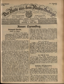 Der Bote aus dem Riesen-Gebirge : Zeitung für alle Stände, R. 115, 1927, nr 130